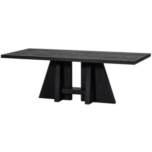 WOOOD Jídelní stůl KEAN černý 220x100 cm