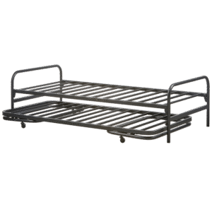 WOOOD Jednolůžková postel na kolečkách se šuplíkem LUCY 90x200 cm černá