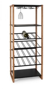 BIZZOTTO Kovový bar ISAAC černý 122 cm