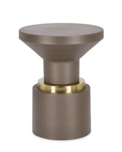 BIZZOTTO Designový odkládací stolek MUDIT hnědý