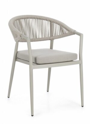 BIZZOTTO Zahradní jídelní židle MILLOR světlá