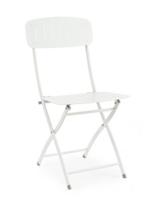 BIZZOTTO Zahradní skládací židle YVONNE bílá