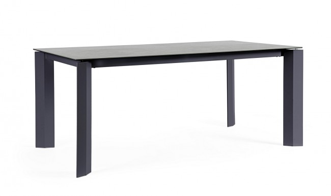 BIZZOTTO Zahradní jídelní stůl OTAVIO 180x95 cm antracit