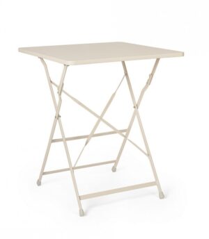 BIZZOTTO Zahradní skládací stůl YASMIN 60x60 cm krémový