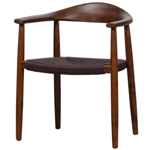 WOOOD Dřevěná židle EMBRACE tmavě hnědá