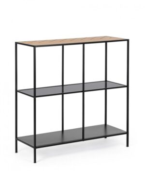 BIZZOTTO Konzolový stolek HALDOR černý