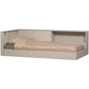 WOOOD Dřevěná postel CARTER béžová s 1 čelem