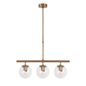 OPVIQ Závěsné osvětlení ATMACA čiré sklo