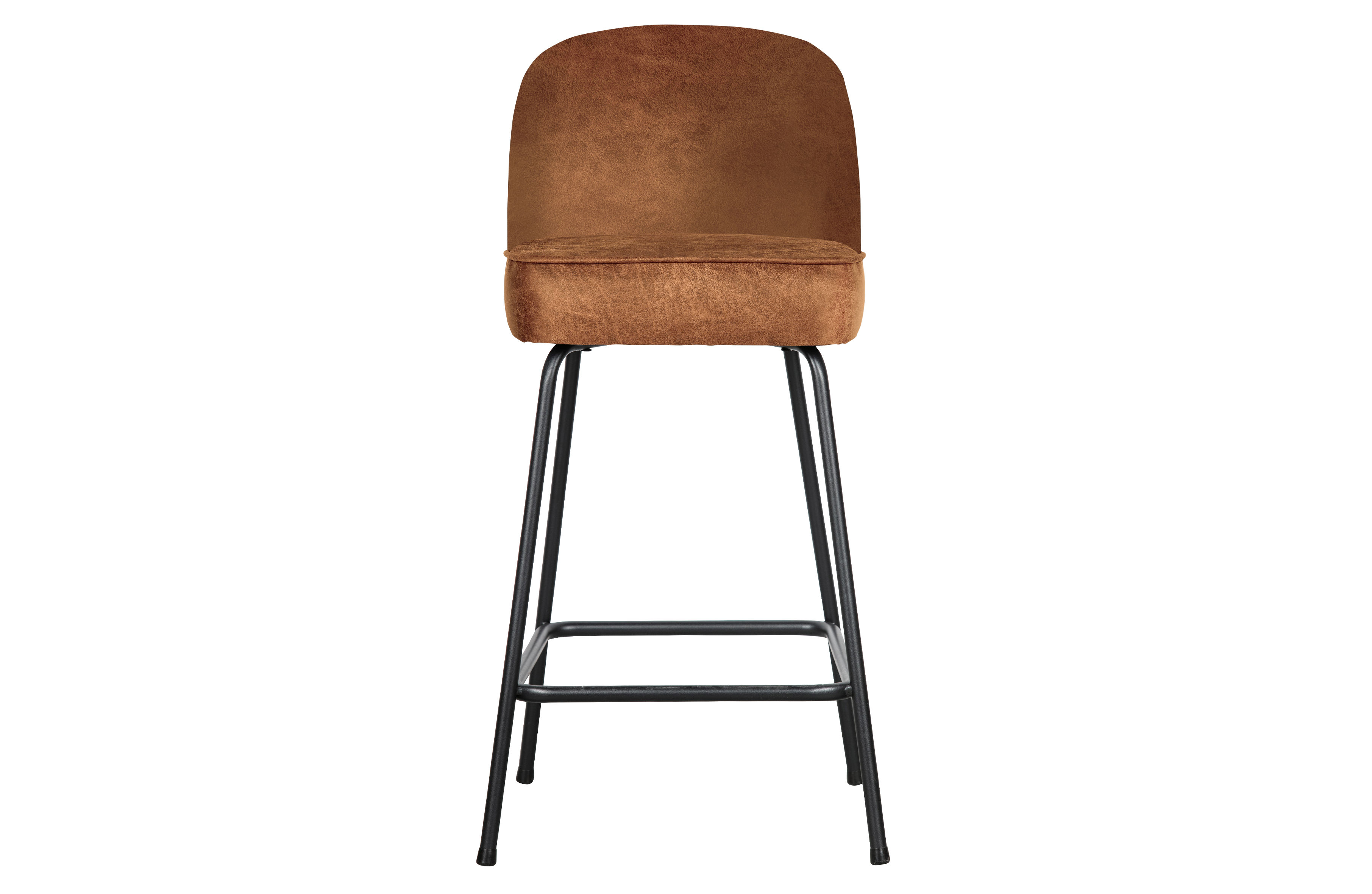 BePureHome barová židle VOGUE hnědá kůže 65 cm