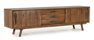 BIZZOTTO TV stolek SHERMAN s posuvnými dvířky 60x200 cm