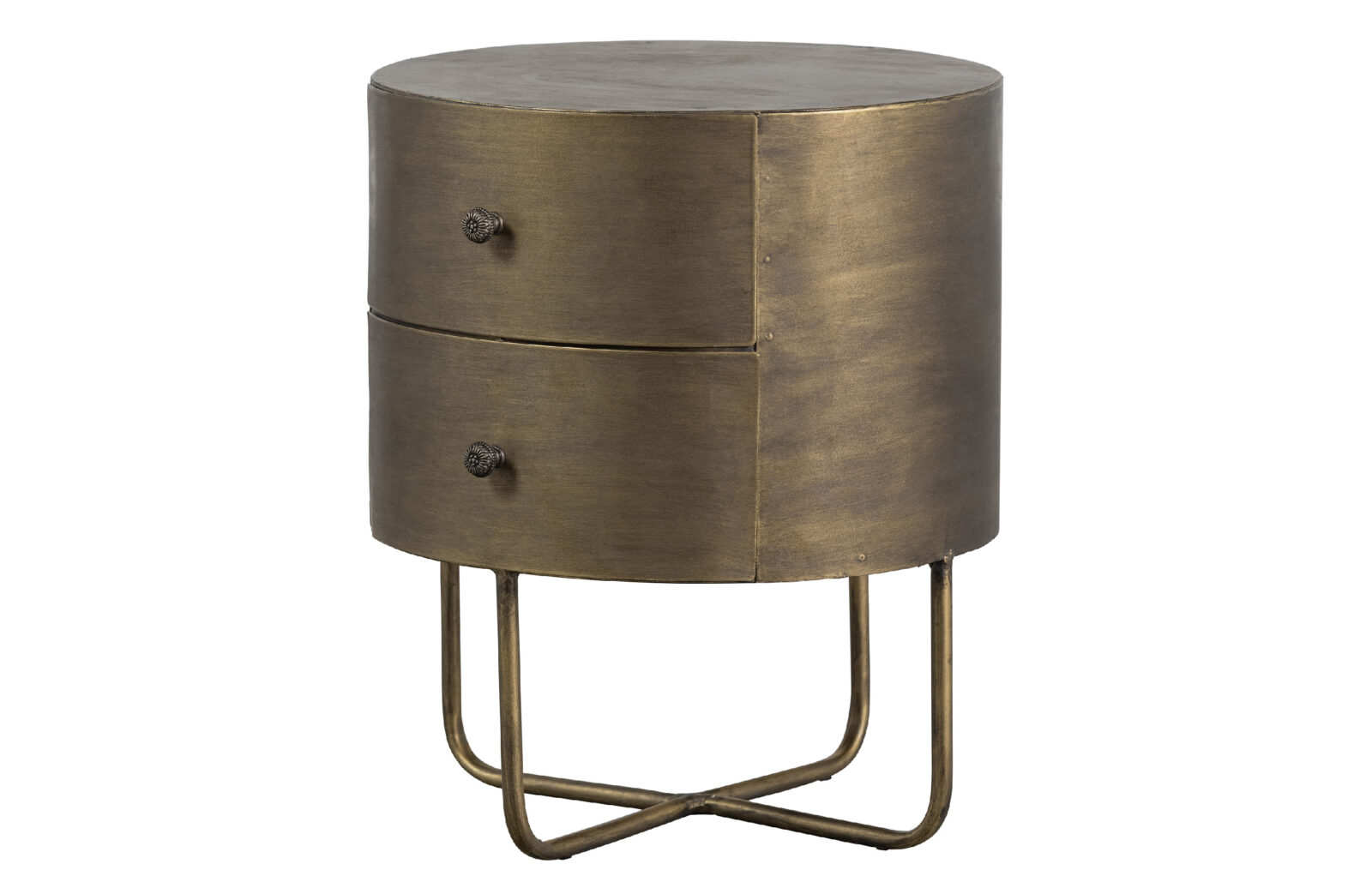 BePureHome Noční stolek GLOSSY mosazný