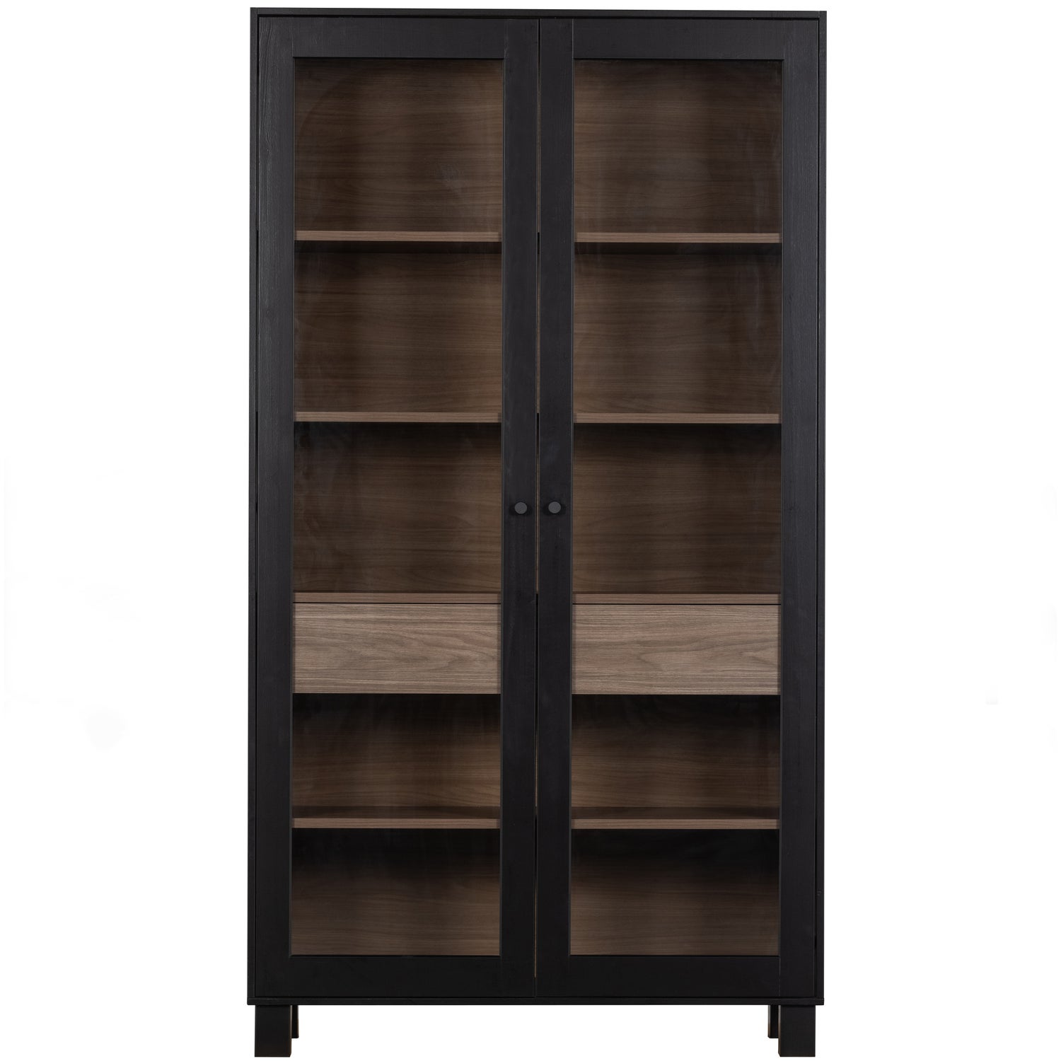 WOOOD Vitrína GOOS černá