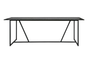 WOOOD Jídelní stůl SILAS černý 220x90 cm