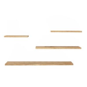 KALUNE DESIGN Set 4 poliček WALL