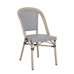 BIZZOTTO Zahradní židle SILVEIRA černá