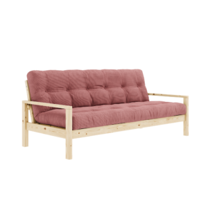 KARUP DESIGN Třímístná rozkládací pohovka KNOB růžová