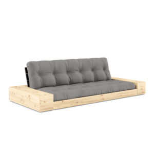 KARUP Rozkládací pohovka BASE s postranním úložným prostorem šedá 244 cm