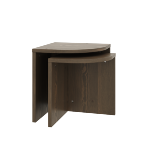 KARUP DESIGN Set 2 konferenčních stolků COMBINE tmavě hnědý