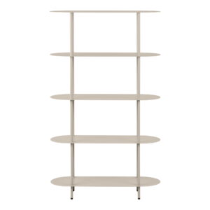 House Nordic Kovový regál RIETI 150x90cm světlý