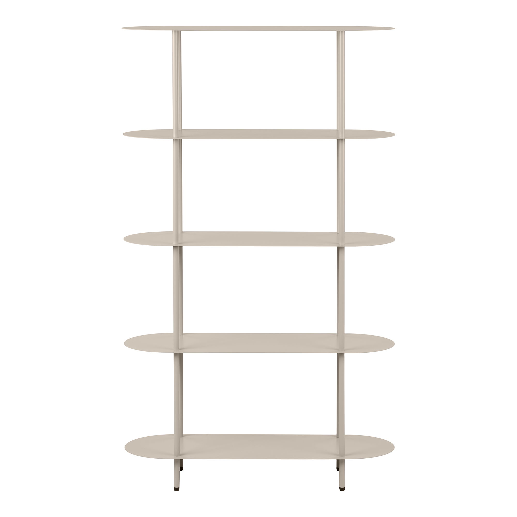 House Nordic Kovový regál RIETI 150x90cm světlý