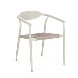 BIZZOTTO Zahradní židle LINARES světle šedá