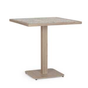 BIZZOTTO Zahradní stůl KALIMERA světlý 73x73 cm