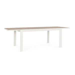 BIZZOTTO Rozkládací jídelní stůl BELMAR světlý 160-240x100 cm