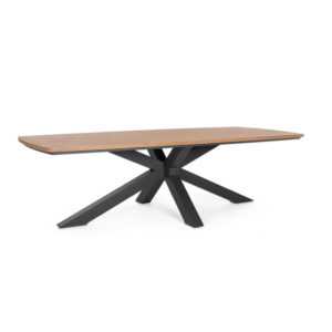 BIZZOTTO Zahradní jídelní stůl ZELMAR antracit 260x118 cm