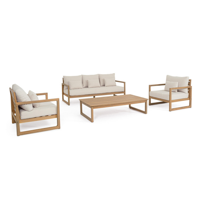 BIZZOTTO Zahradní set pohovky a 2 křesel ADRIAN akácie