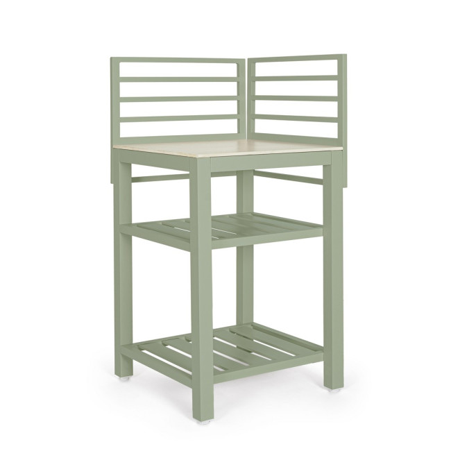 BIZZOTTO Modul zahradní kuchyňské linky ARIA zelená 62x62 cm