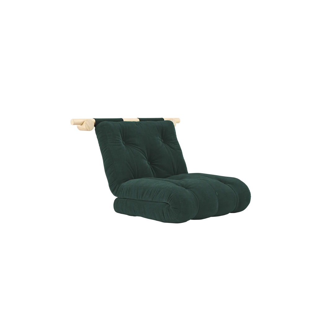 KARUP DESIGN Rozkládací křeslo HOOKED zelené