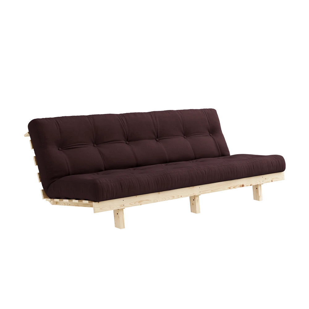 KARUP DESIGN Rozkládací pohovka LEAN tmavě hnědá 200 cm