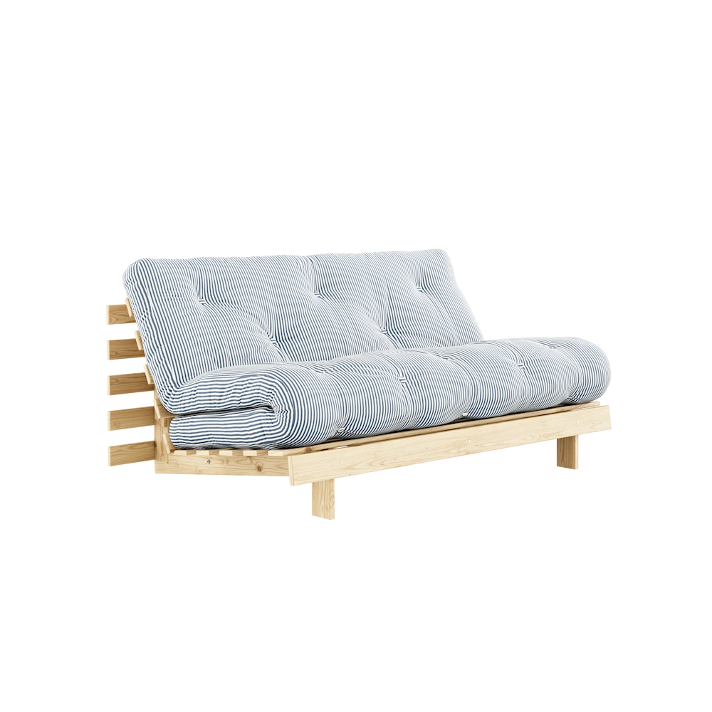 KARUP DESIGN Námořnická rozkládací pohovka ROOTS s konstrukcí ze světlého dřeva 160x200 cm