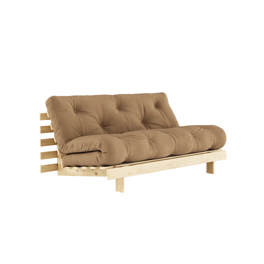 KARUP DESIGN Mocca rozkládací pohovka ROOTS s konstrukcí ze světlého dřeva 160x200 cm