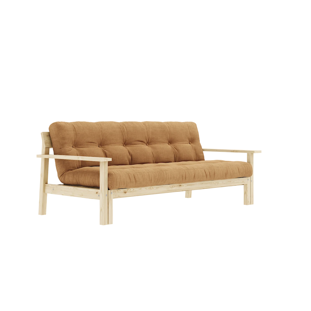 KARUP DESIGN Rozkládací pohovka UNWIND karamelově hnědá 218 cm
