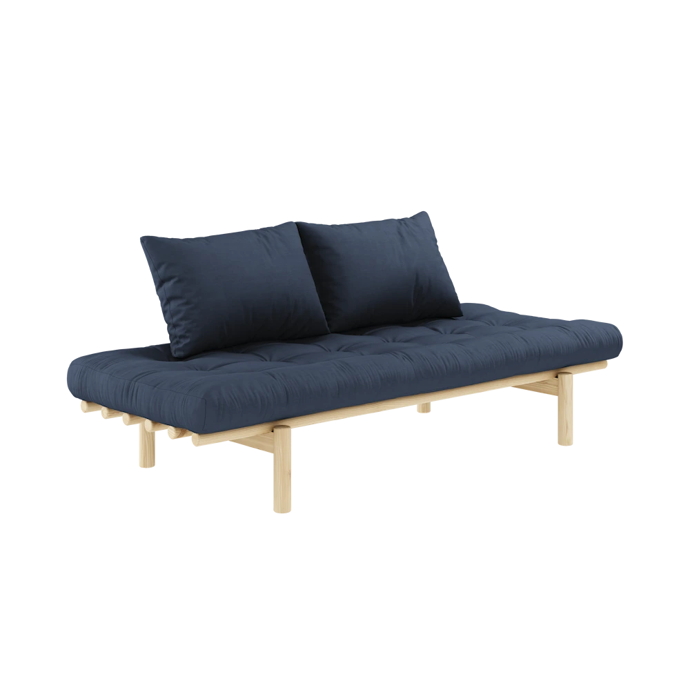 KARUP DESIGN Dřevěná pohovka PACE námořnická modrá 75x200 cm