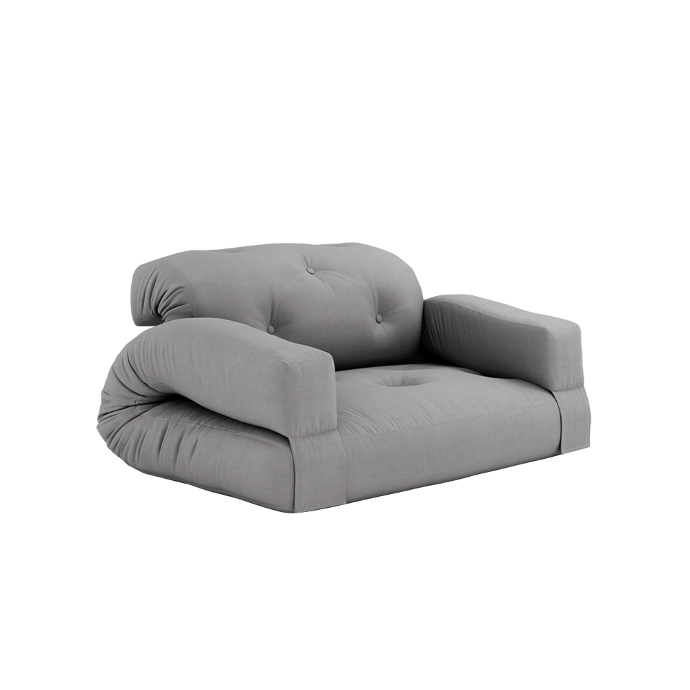 KARUP Rozkládací pohovka HIPPO šedá 140 cm