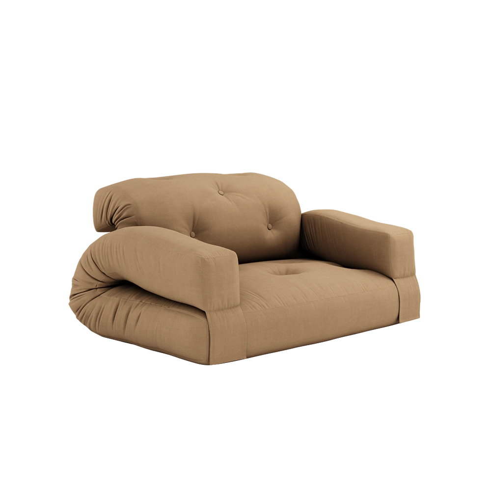 KARUP Rozkládací pohovka HIPPO mocca 140 cm