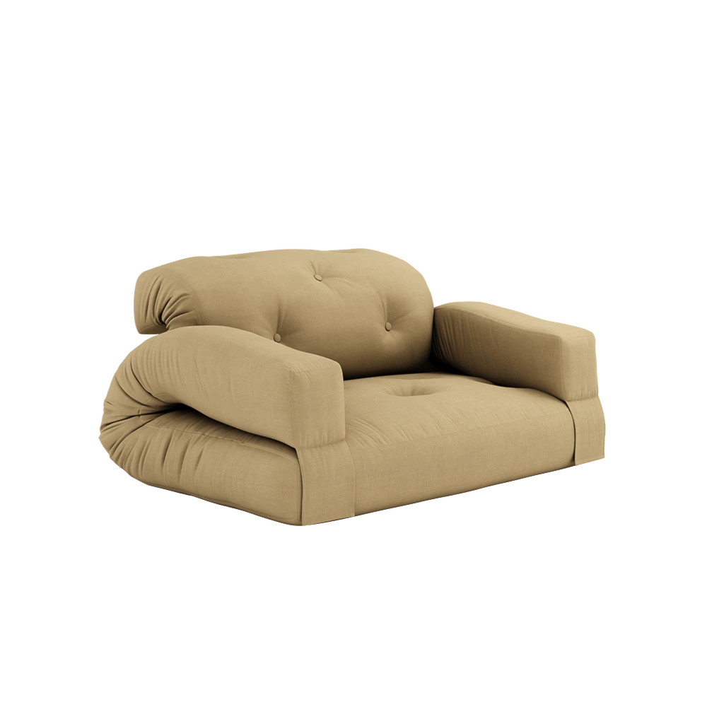 KARUP Rozkládací pohovka HIPPO hořčicová 140 cm