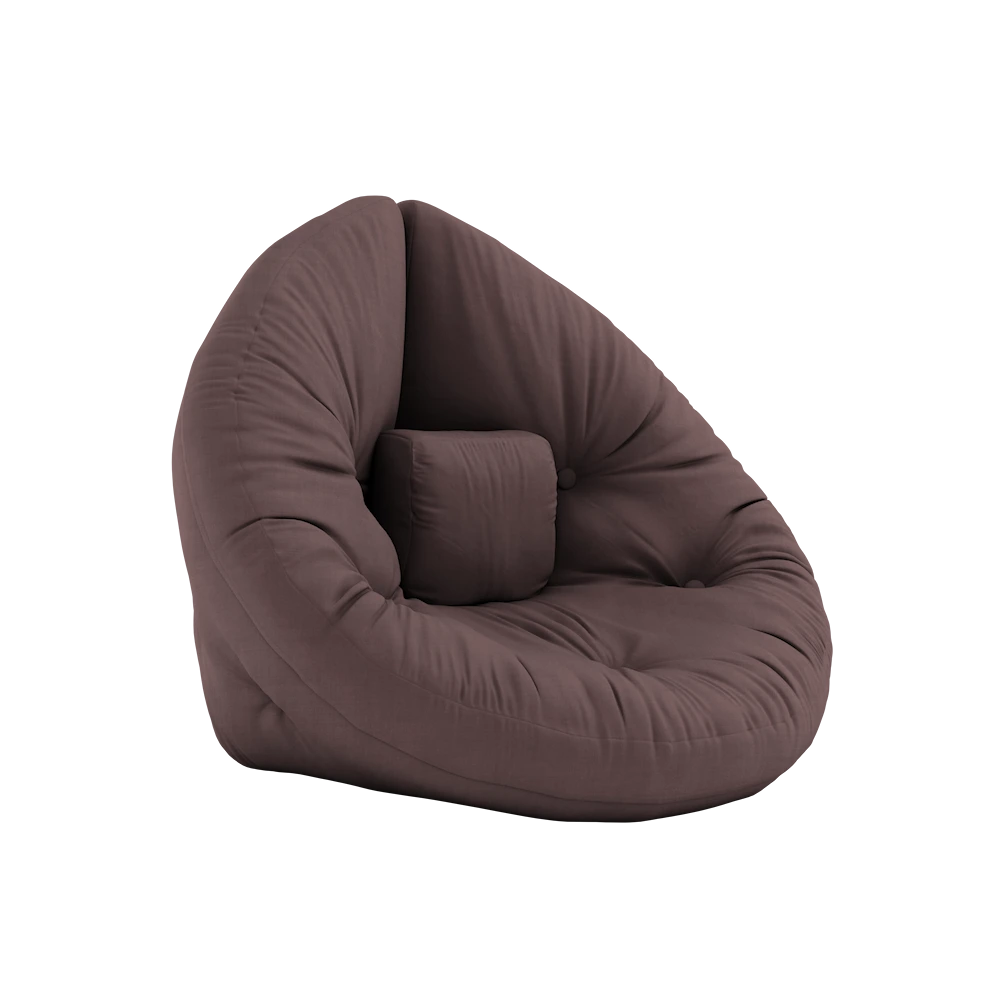 KARUP DESIGN Rozkládací dětské křesílko MINI NIDO tmavě hnědé