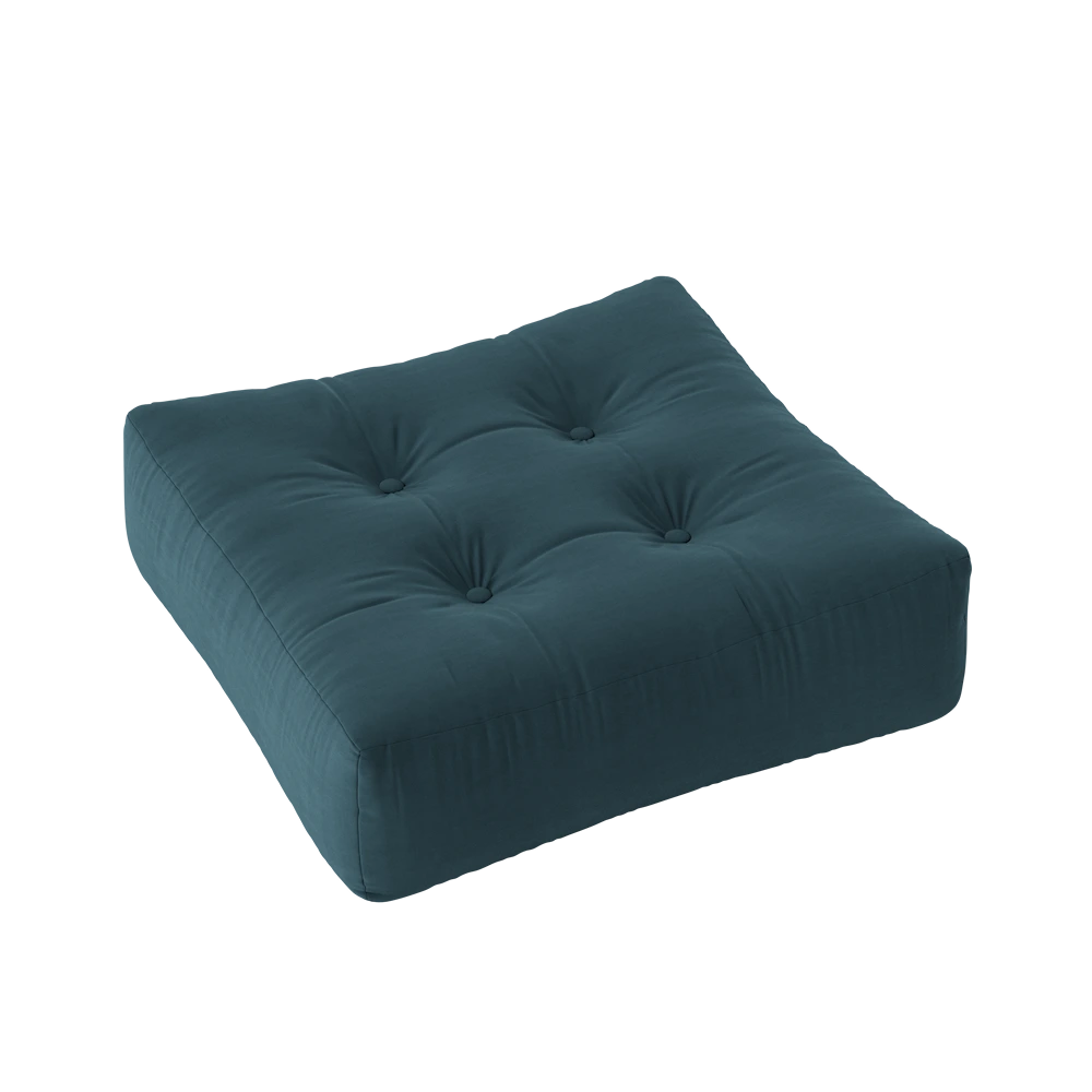 KARUP Puf MORE petrolejově modrý