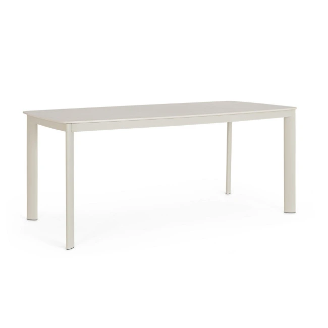 BIZZOTTO Zahradní jídelní stůl ALCORA 180x90 cm béžový